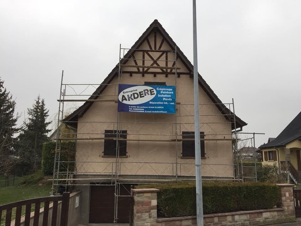 Maison avant ravalement