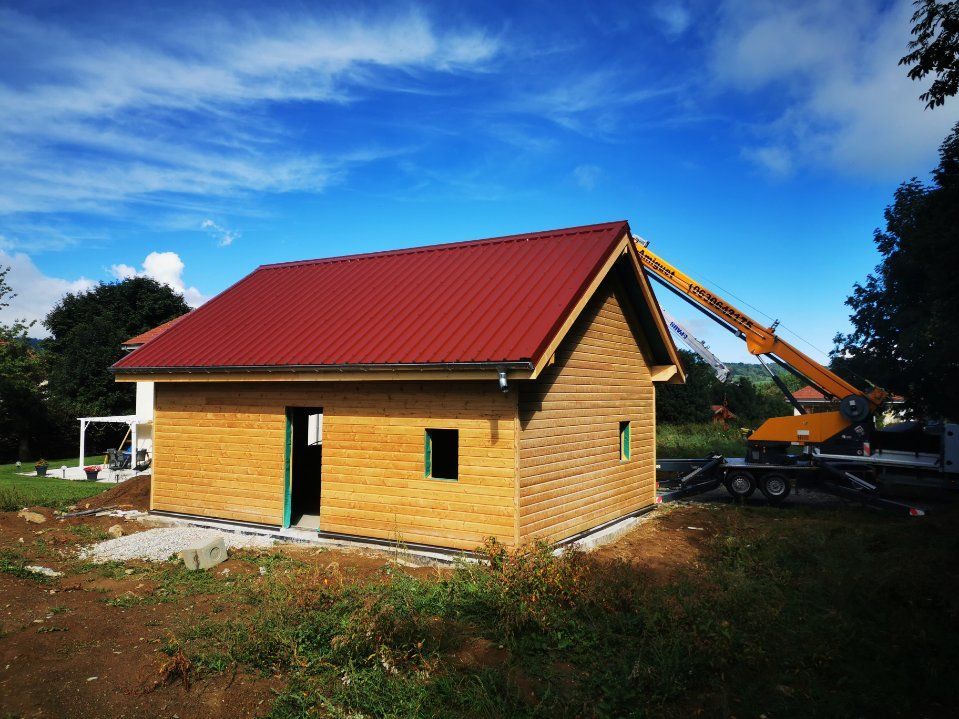 Toiture en bac acier