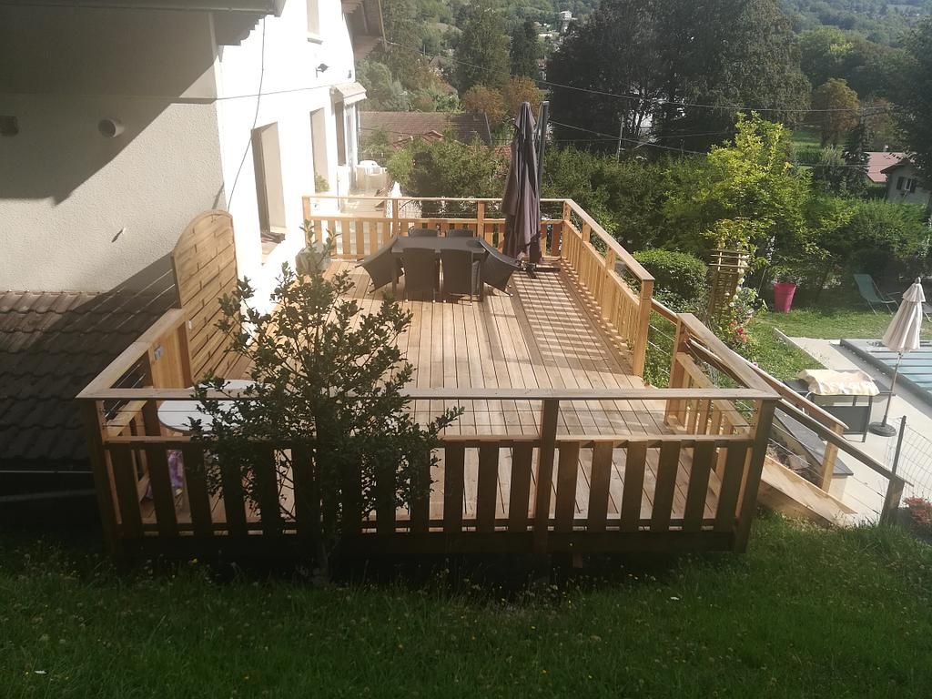 Installation de terrasse en bois