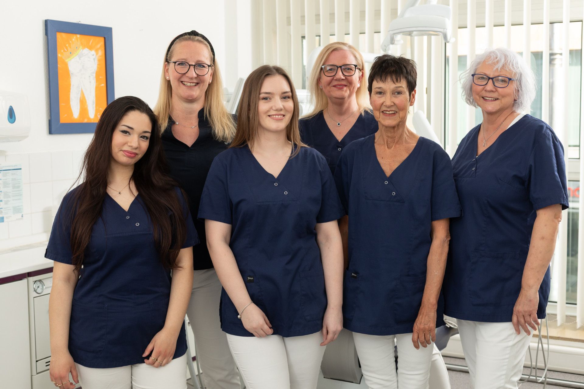 Mitarbeiter der Zahnarztpraxis Claudia Uferkamp