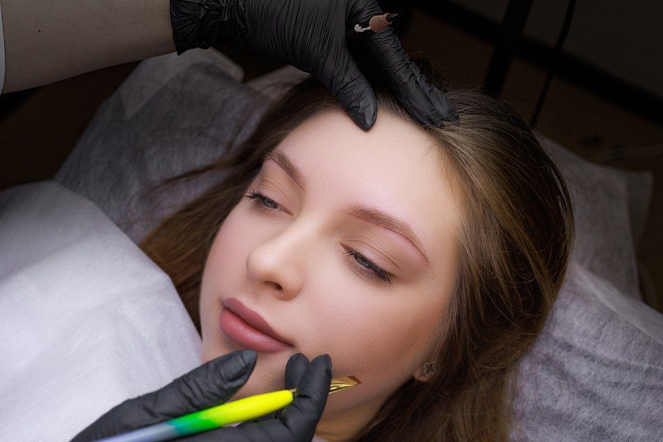 Permanent Make-up auf den Lippen