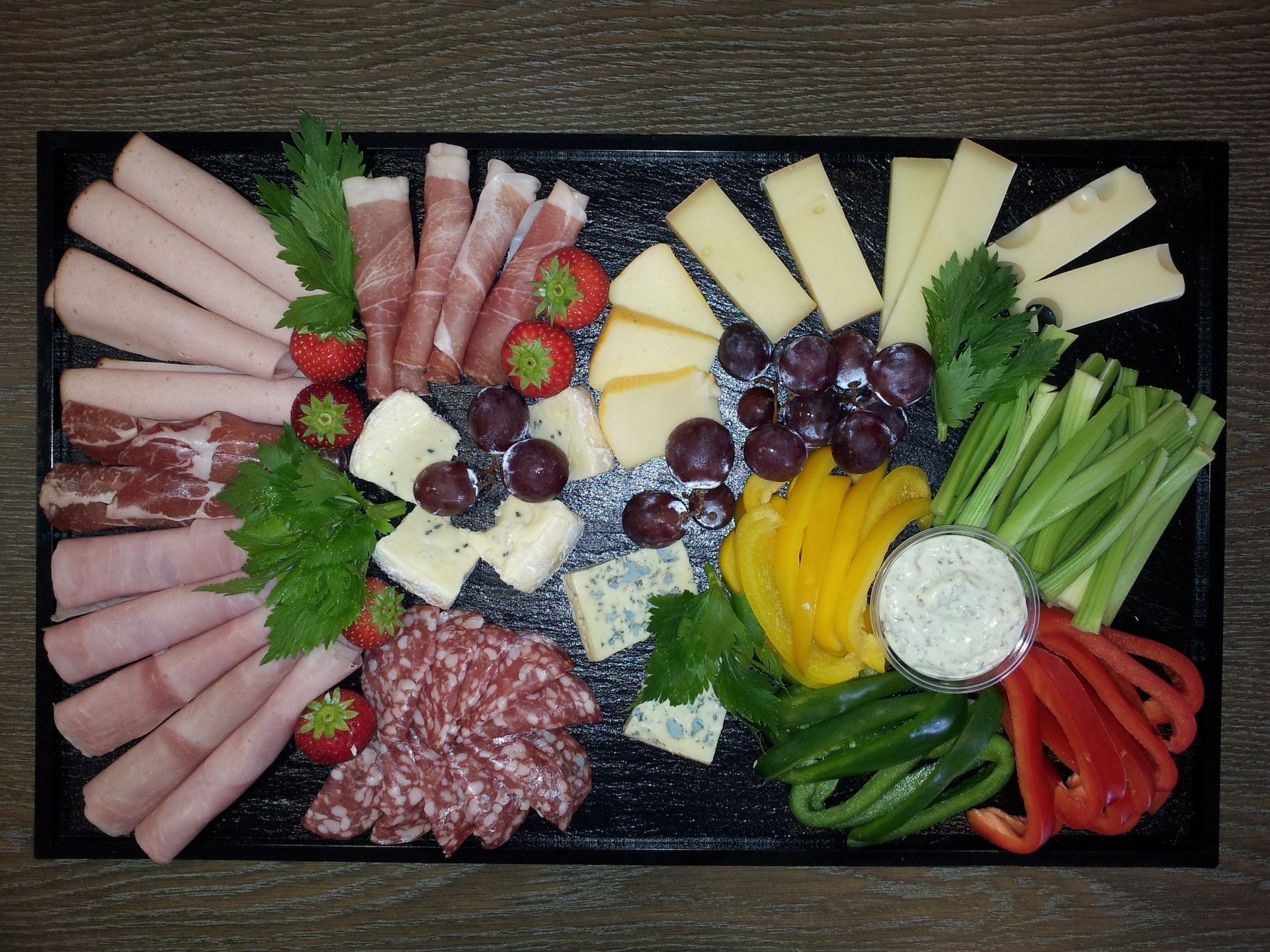 Fleisch und Käseplatte