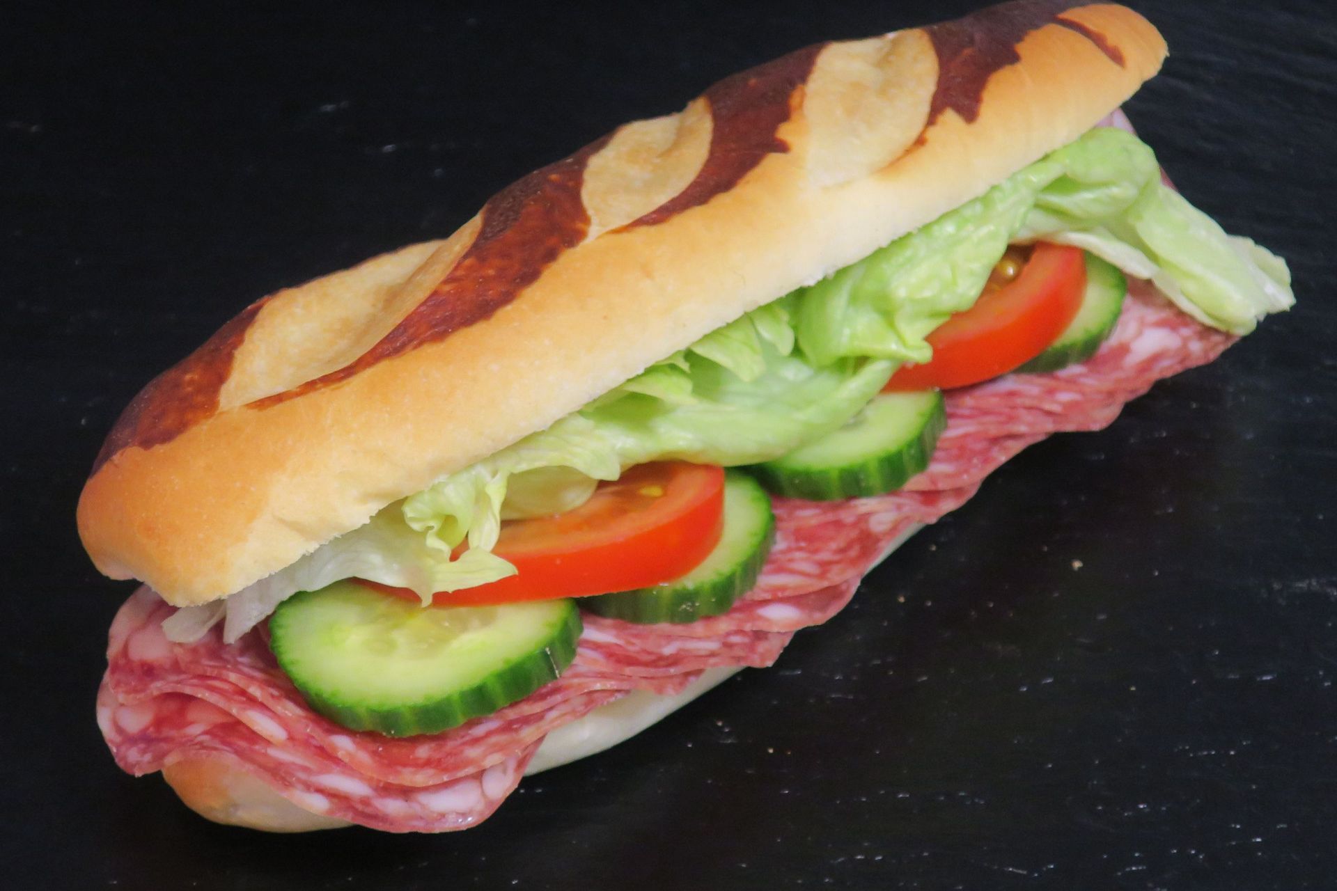 Salami-Fitnesssandwich