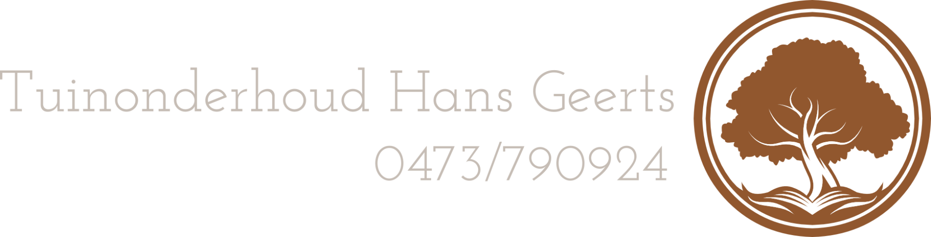 Tuinonderhoud aanleg Hans Geerts Logo