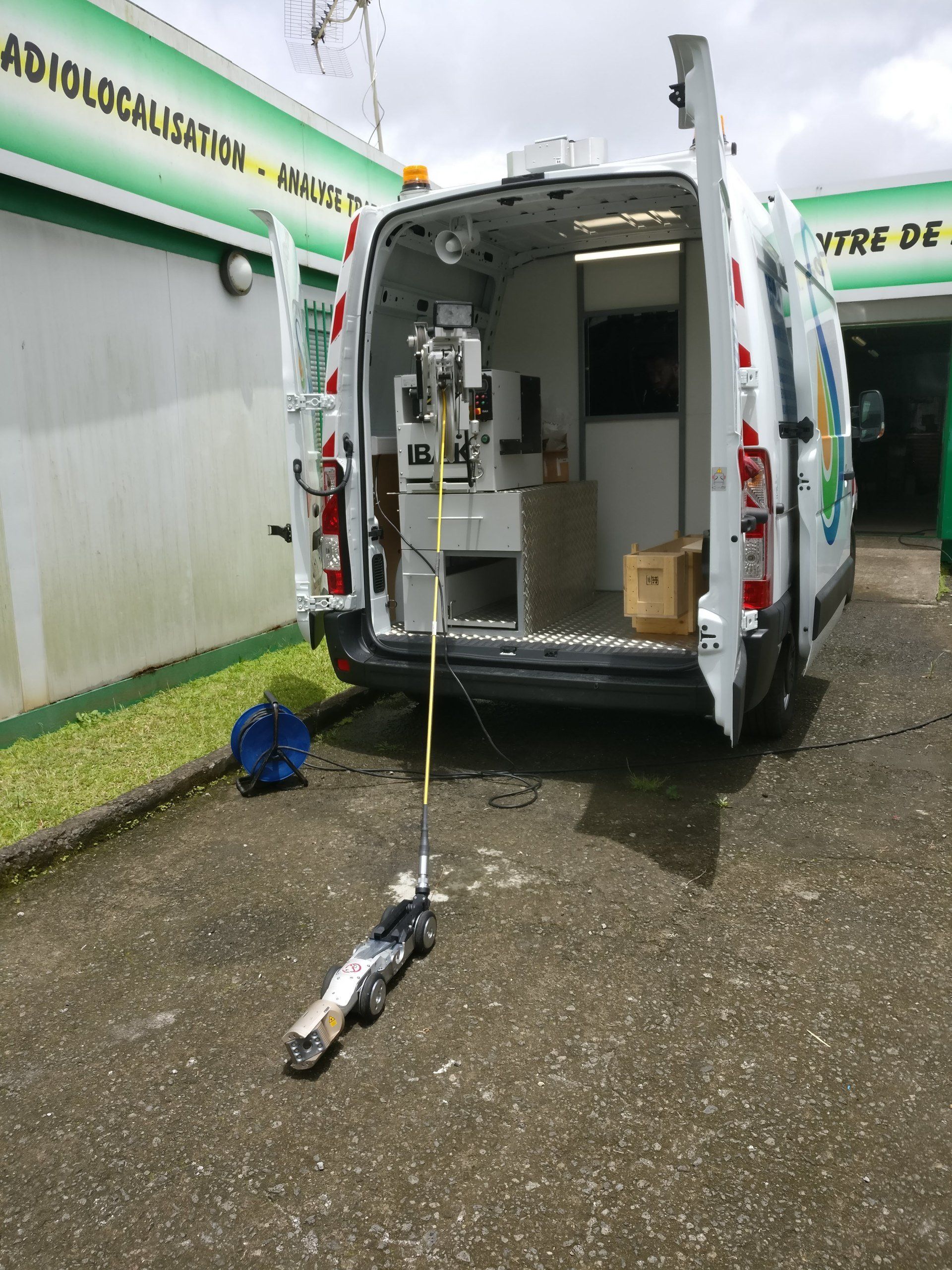 Aménagement camion inspection canalisation camera