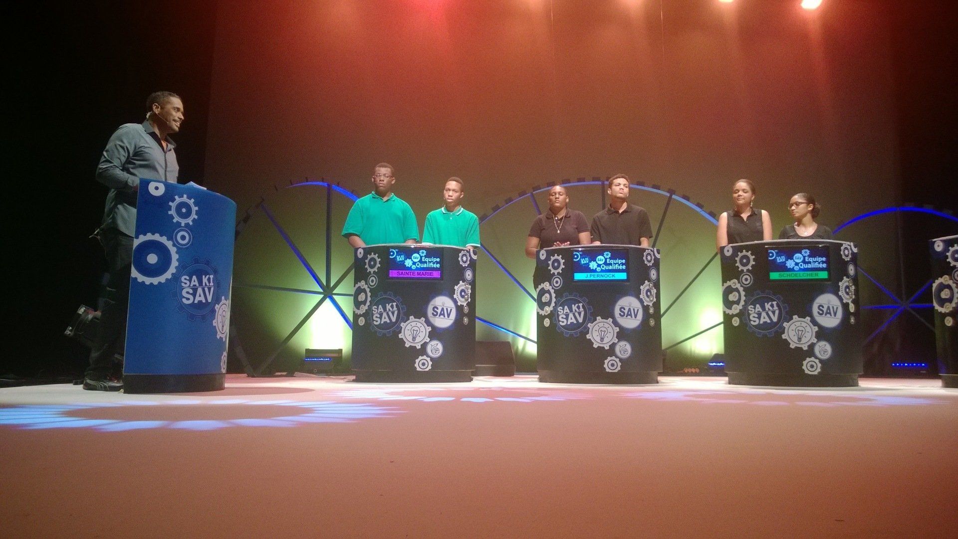 Jeu télévisé SA KI SAV SAV plateau 1