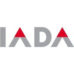 Es un logotipo para una empresa llamada iada.