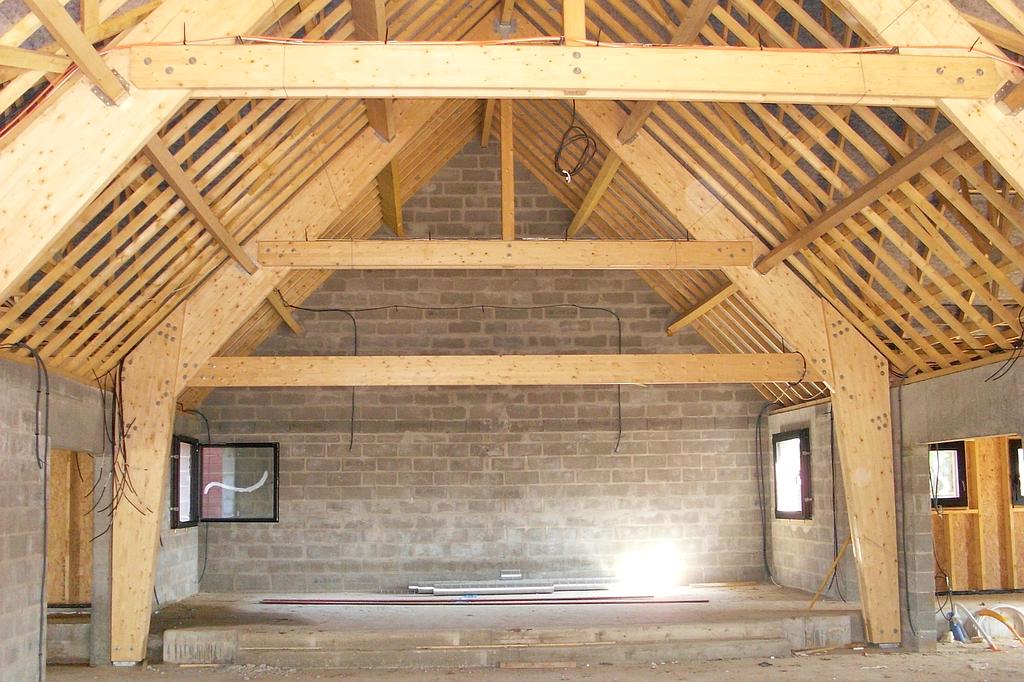 Charpente traditionnelle en bois