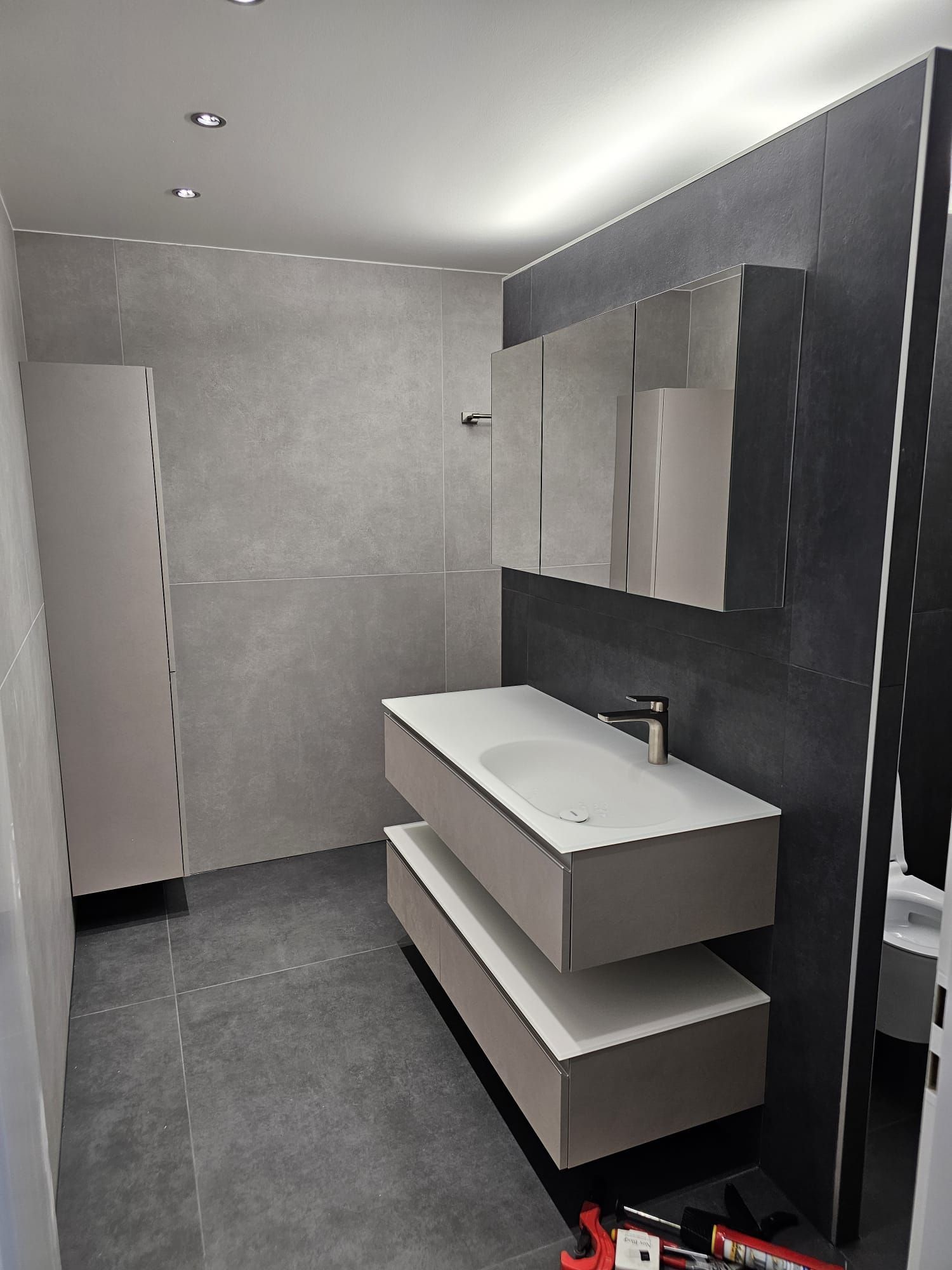 Transformation de salle d'eau par STS Sanitaire Sàrl à Echallens