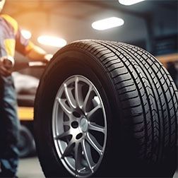 Photographie de pneus