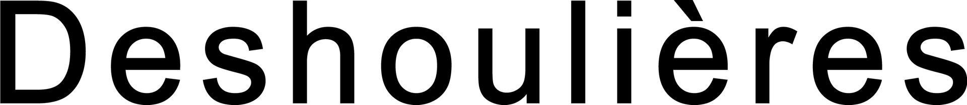 Logotype marque Deshoulières