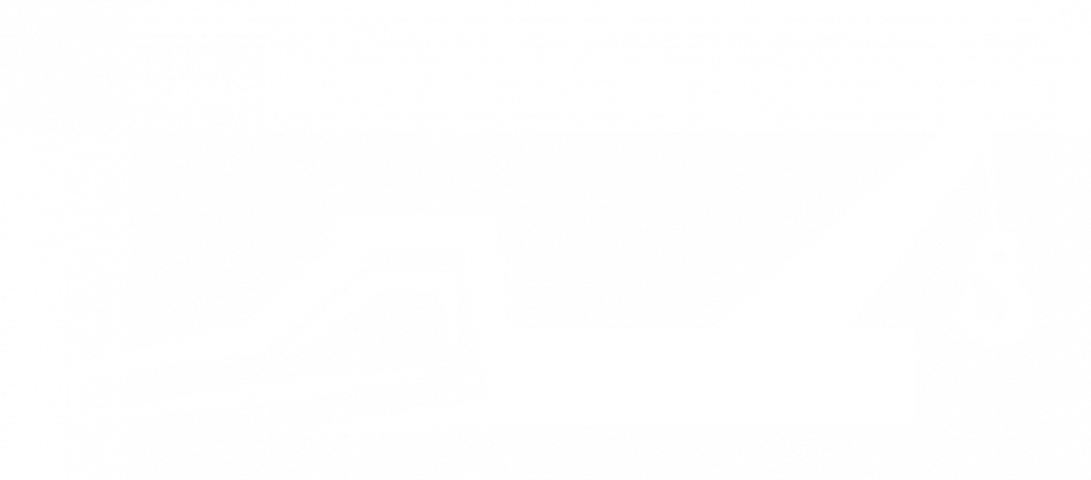 Écran blanc, avec un léger bord gris en bas.