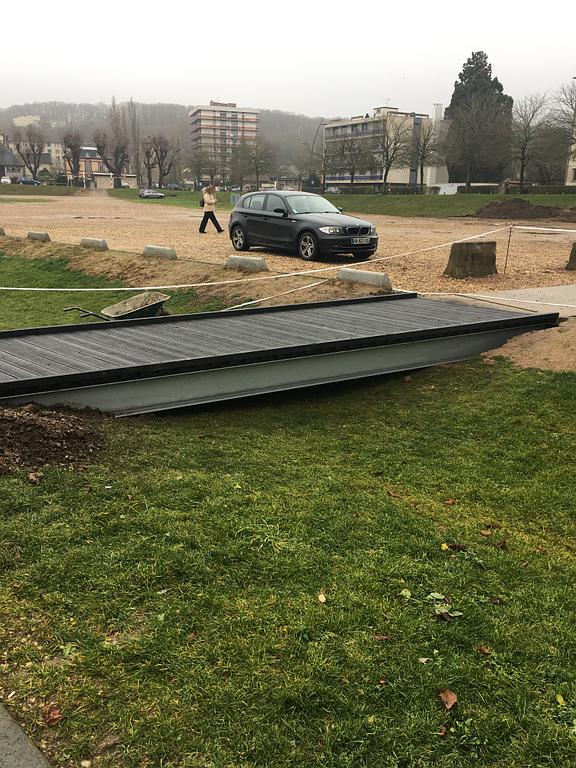 Aménagement passerelle à Evreux