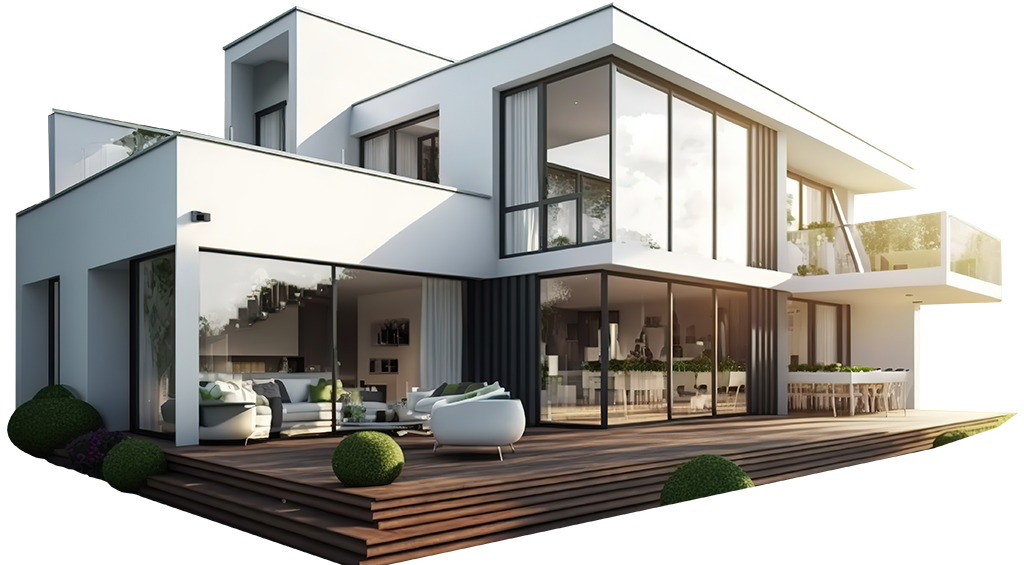 Maison en pleine journée