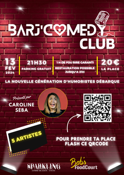Affiche du Barj'Comedy Club de Février