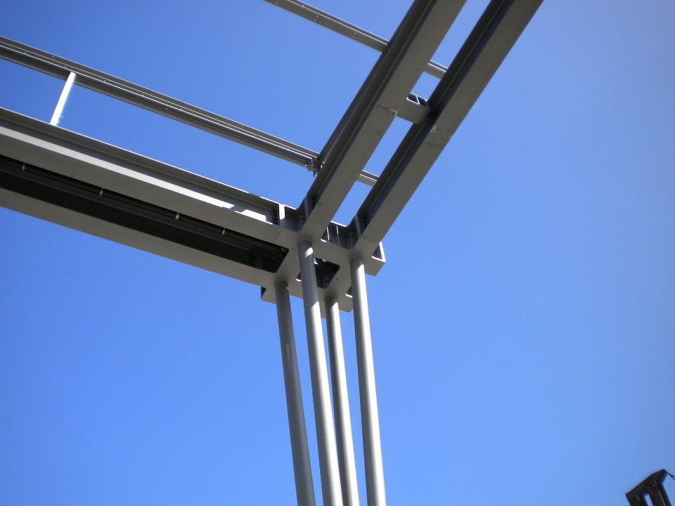 Staalconstructie detail brug