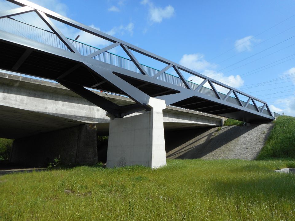 Staalconstructie viaduct