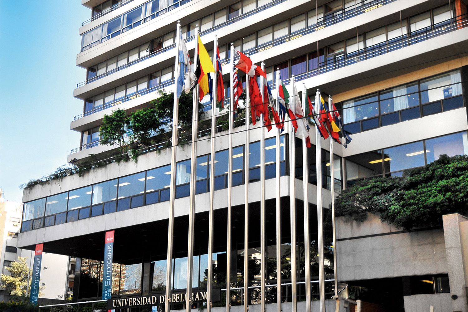 Un sendero del parque cubierto de hojas, con gente en bancos y caminando. Un gato negro cruza el sendero.