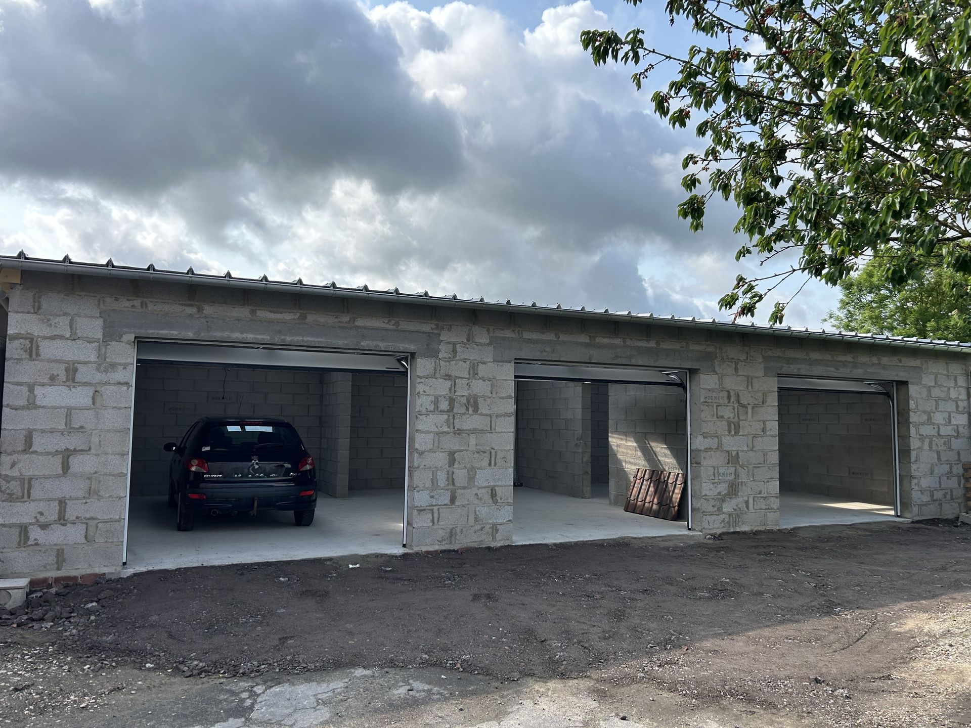 Construction d'un garage