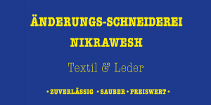 Logo der Bäckerei Hinnerbäcker mit einem Bäcker, der mit einem langen Löffel neben Brot steht, mit Schriftzug und gelben und roten Akzenten.