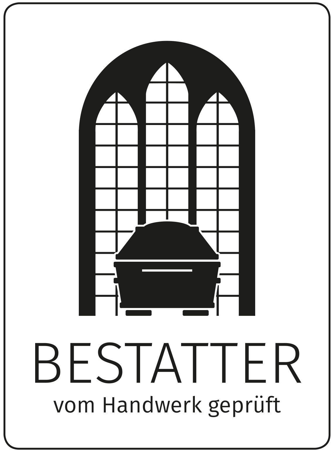 geprüfter Bestatter - Logo