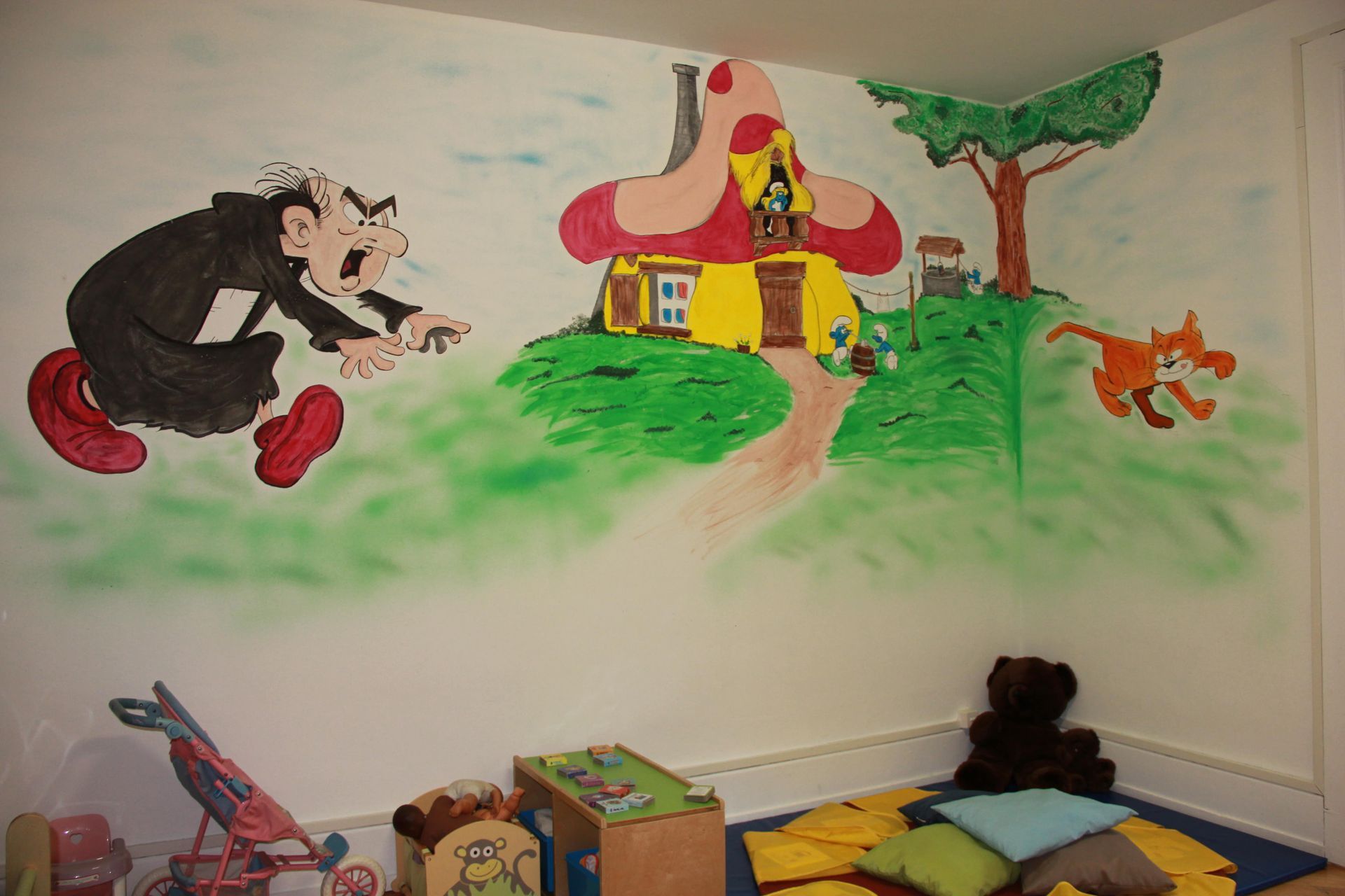 Groupe 2 à 4 ans - salle d'éveil - Association Crèche Pinocchio