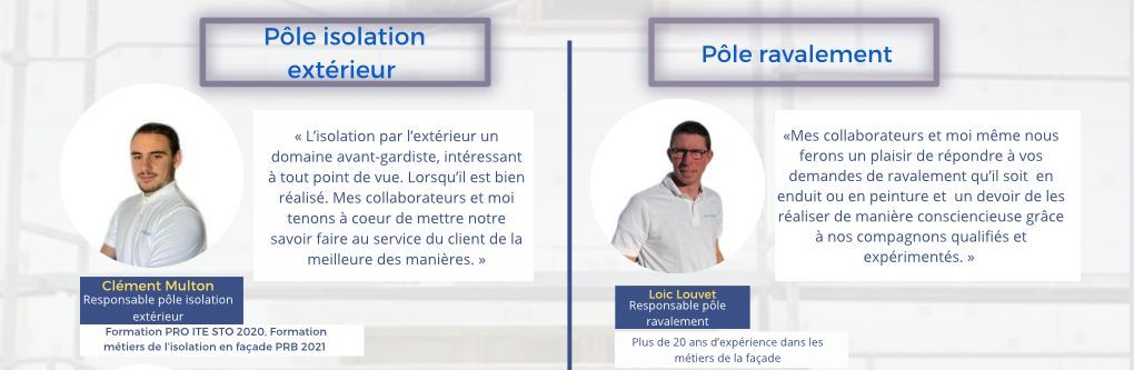 Description des pôles LM Façade