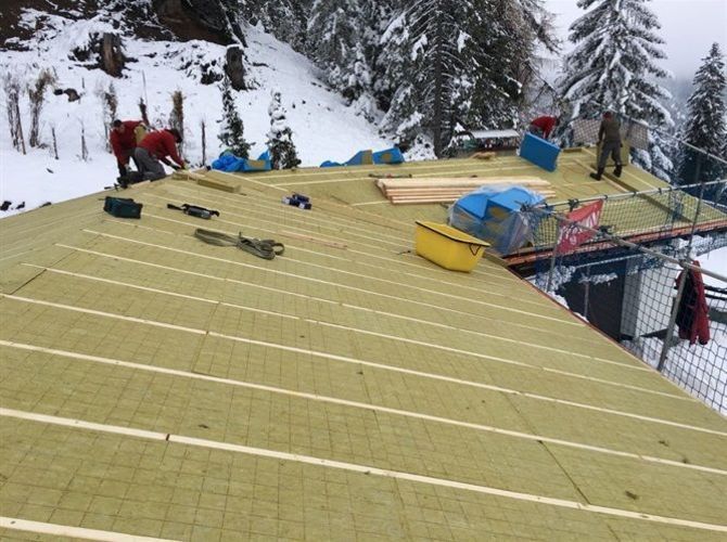 Dacherneuerung Zogg, Lenzerheide