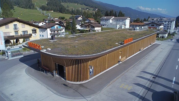 Flachdach privat / Migros Churwalden