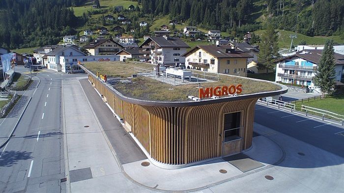 Flachdach privat / Puracenter Lenzerheide
