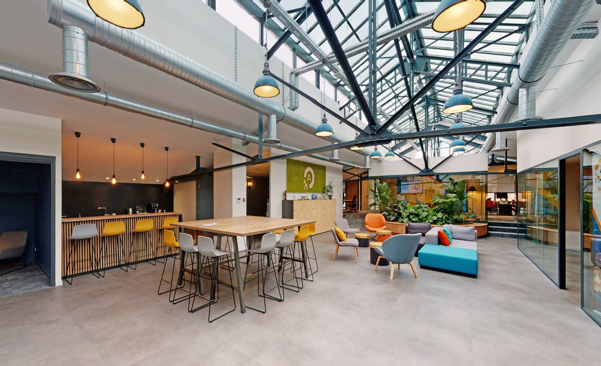 Bureaux dans une ancienne usine