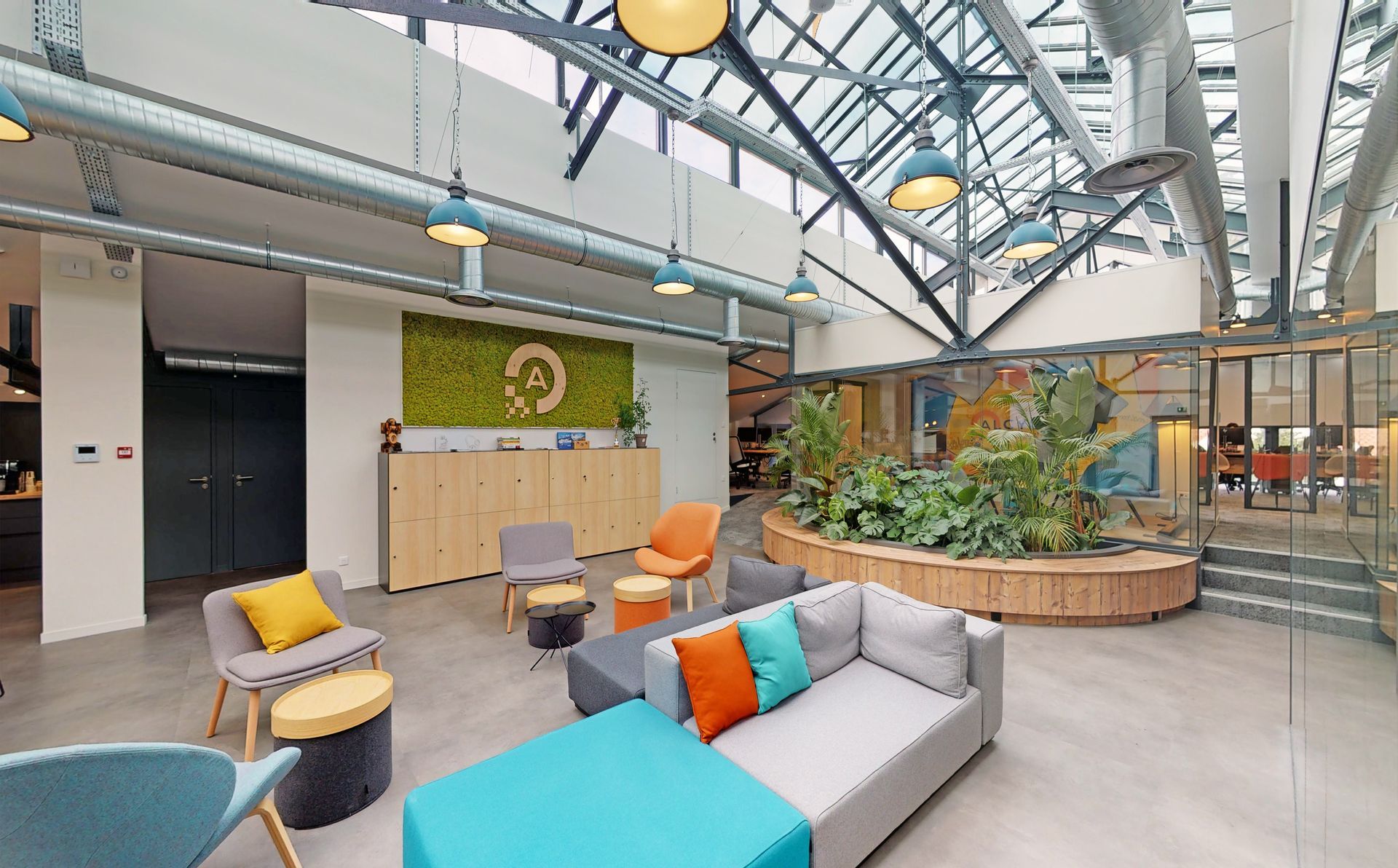 Salon de détente dans un espace de travail