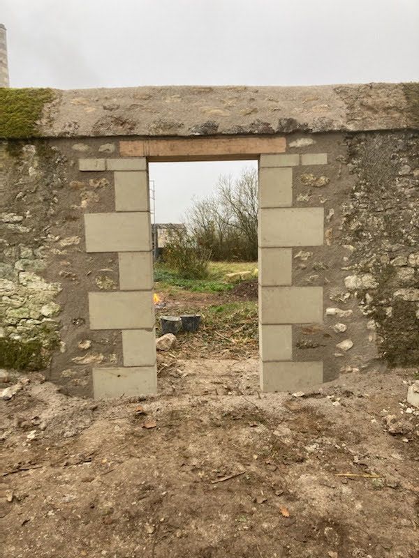 Création d'une ouverture de porte