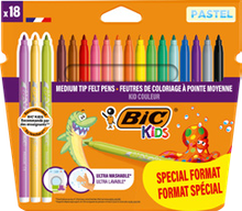 Photo : 18 feutres de coloriage Bic Kids.