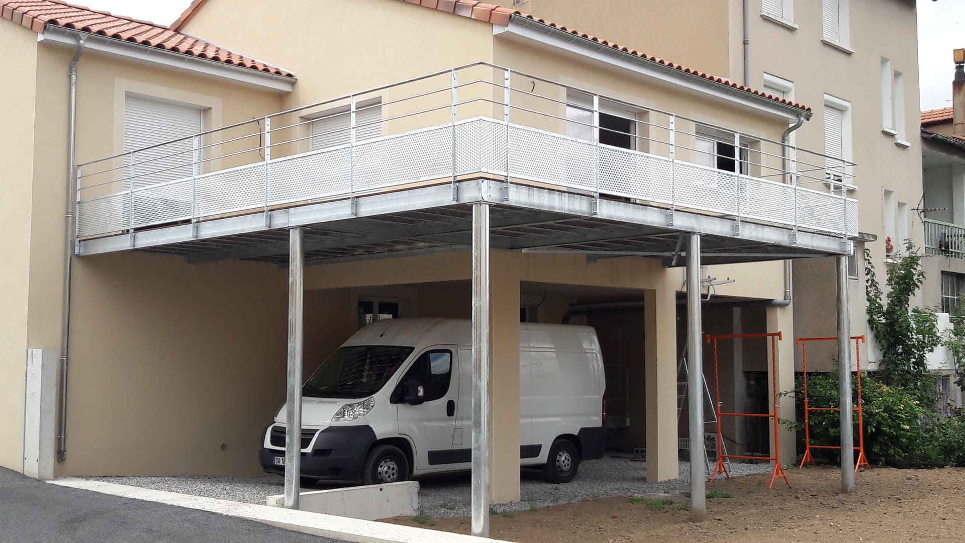 Terrasse métallique