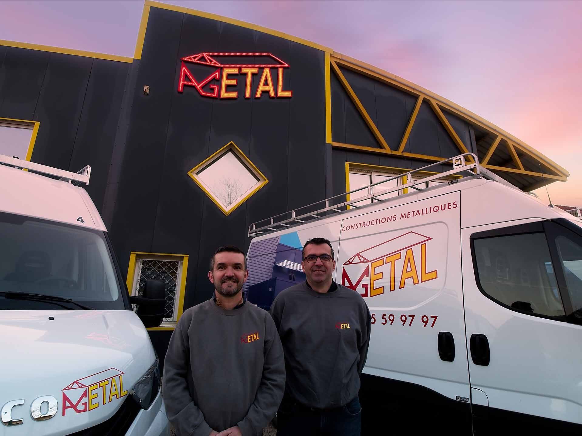 Les deux associés de l'entreprise