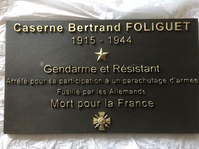 Plaque commémorative de Gendarmerie