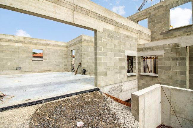 Maison en cours de construction