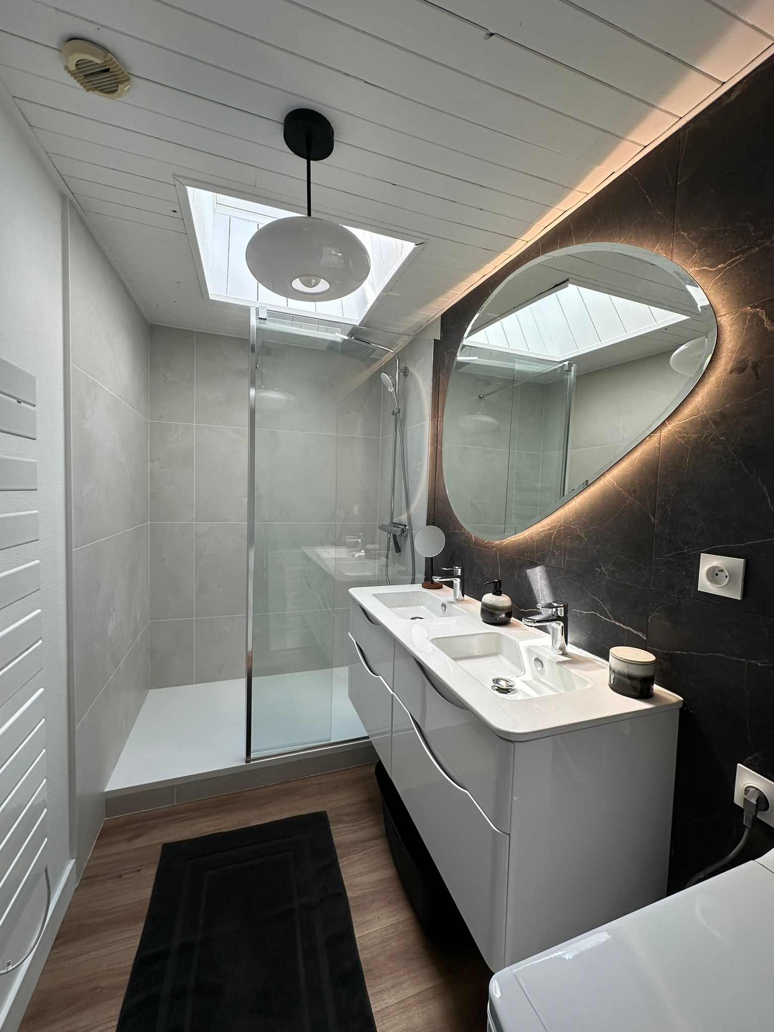 salle d'eau design pour investissement locatif