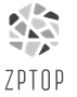 Logo hexagonal avec mosaïque grise à l'intérieur et texte 