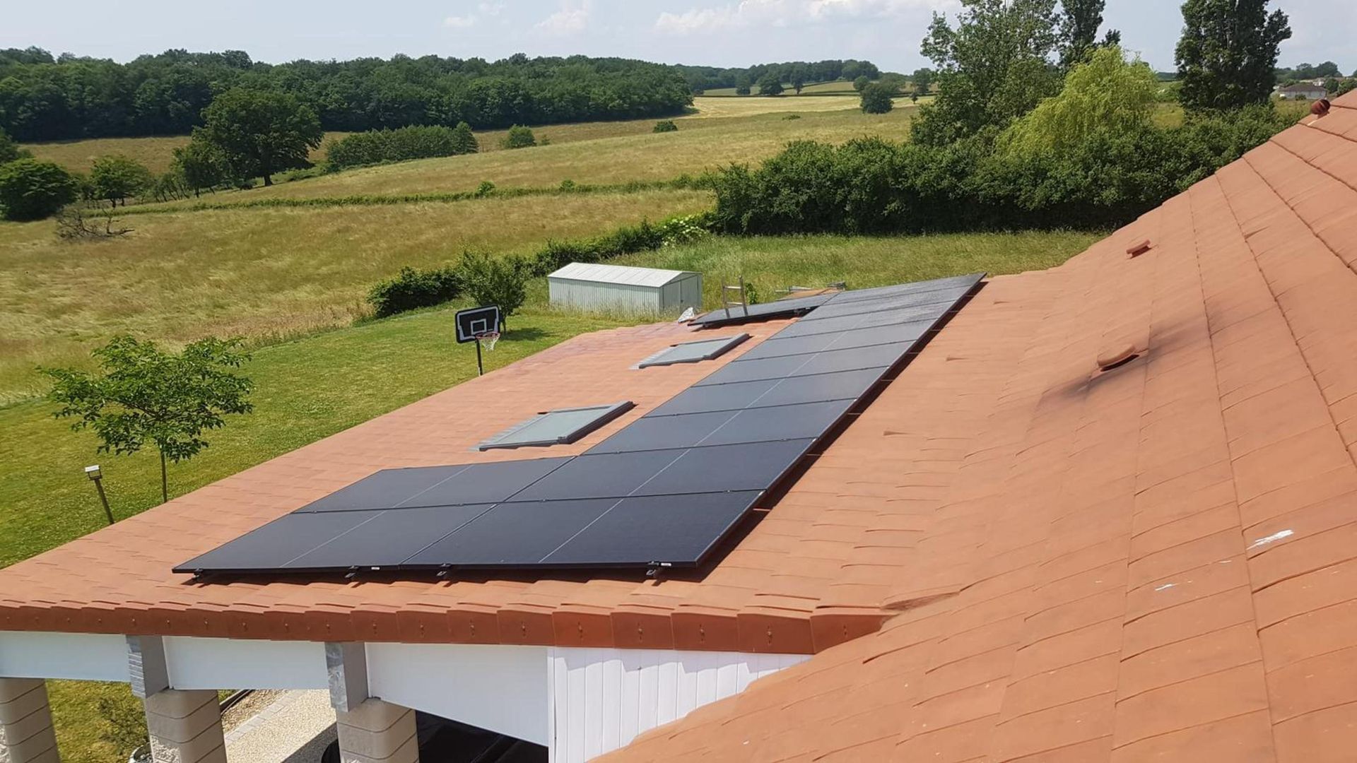 Installation d'un kit 6kWc et de 12 panneaux Francilienne