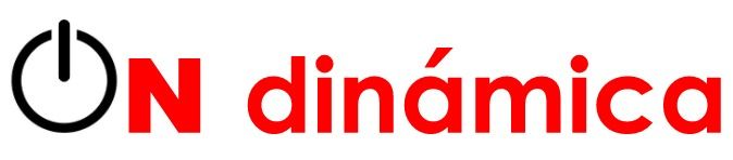 Un logo rojo y negro que dice en dinamica