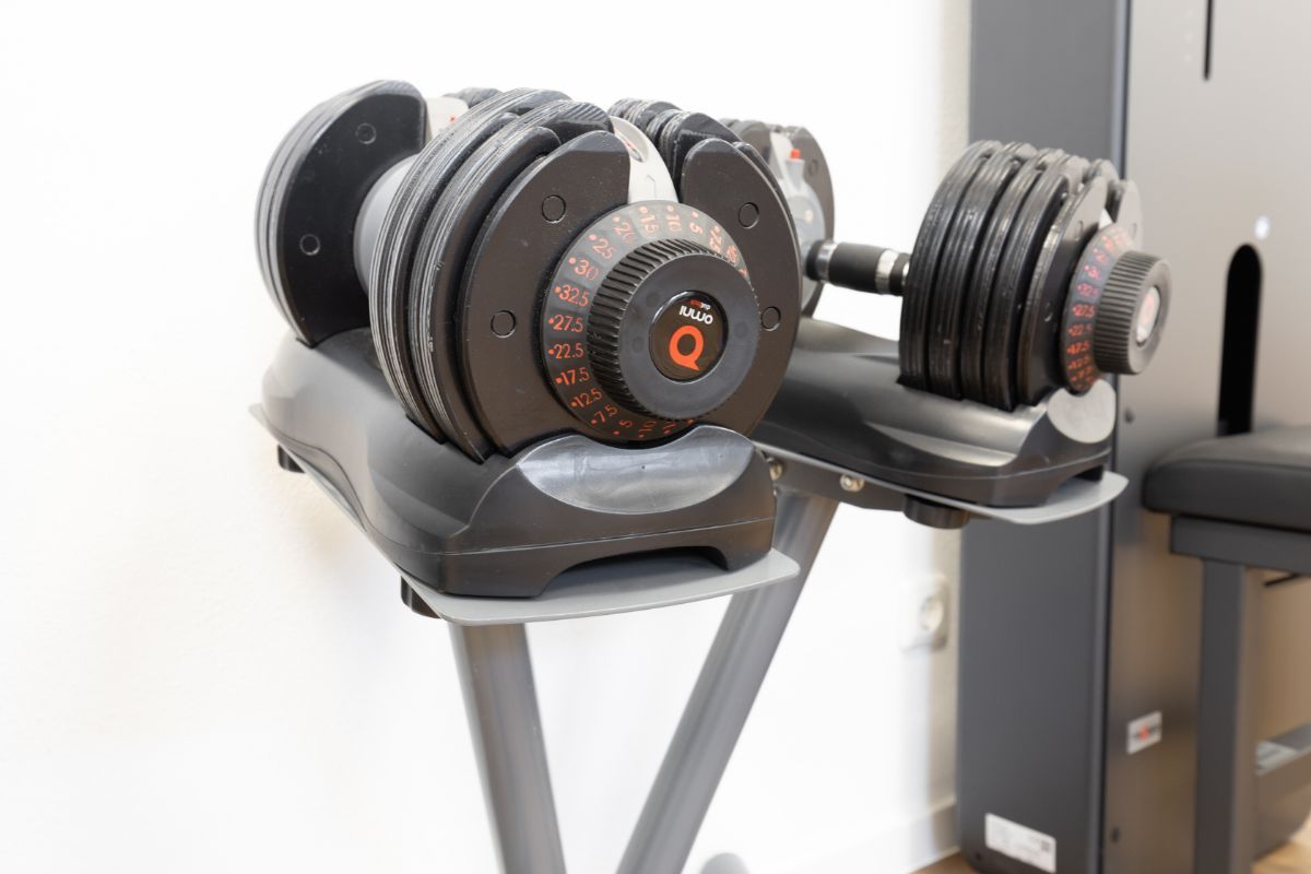 Hanteln in der Körpermanufaktur