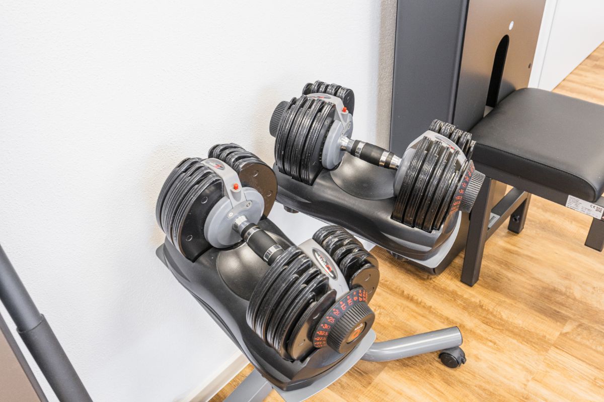 Hanteln in der Körpermanufaktur