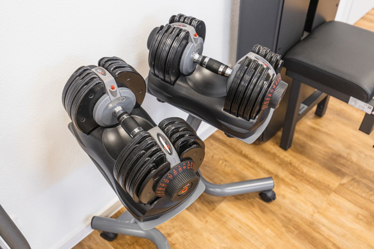 Hanteln in der Körpermanufaktur