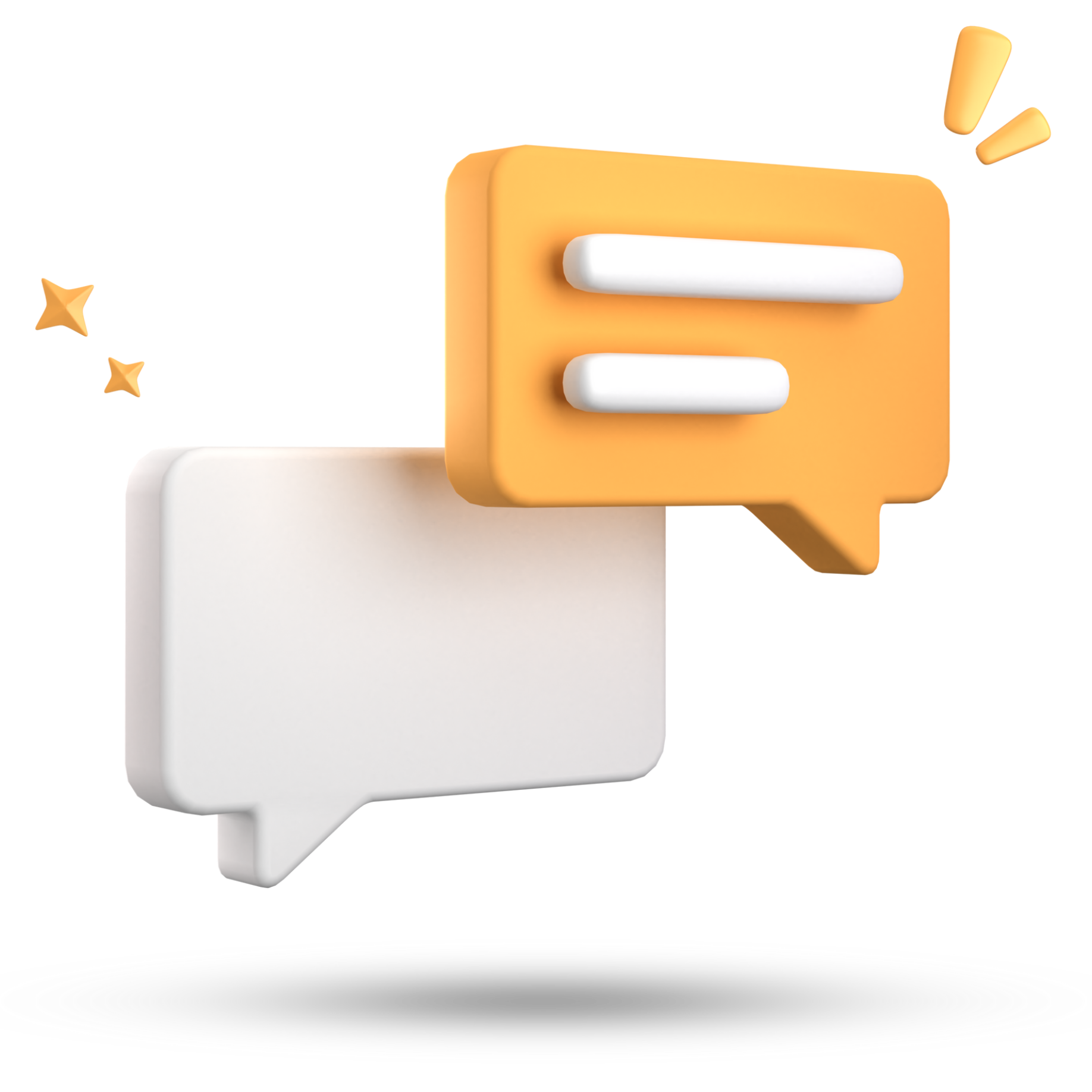 Des bulles de dialogue.