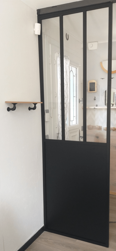 Cloison verrière en aluminium 