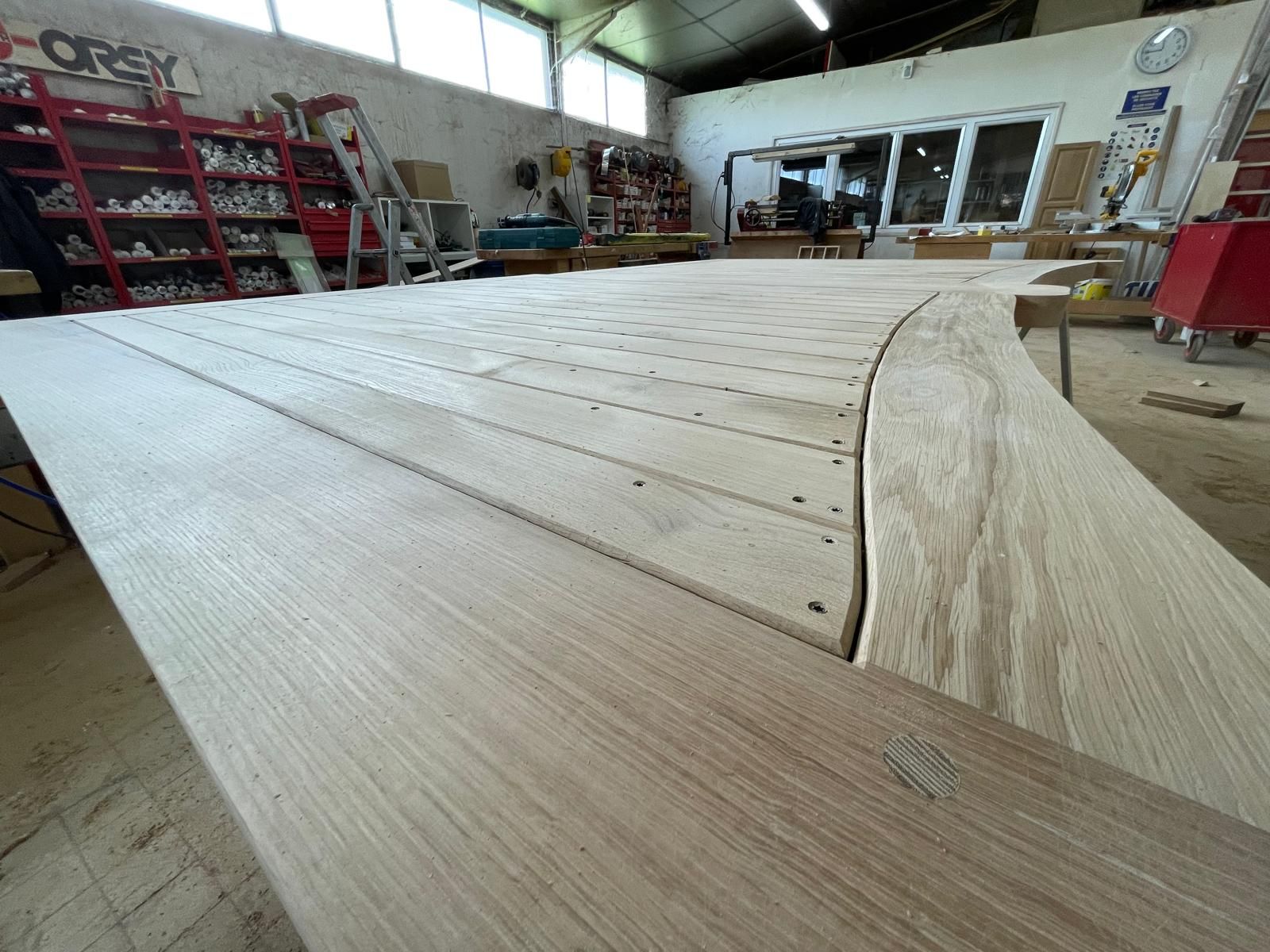 Fabrication d'un portail en chêne