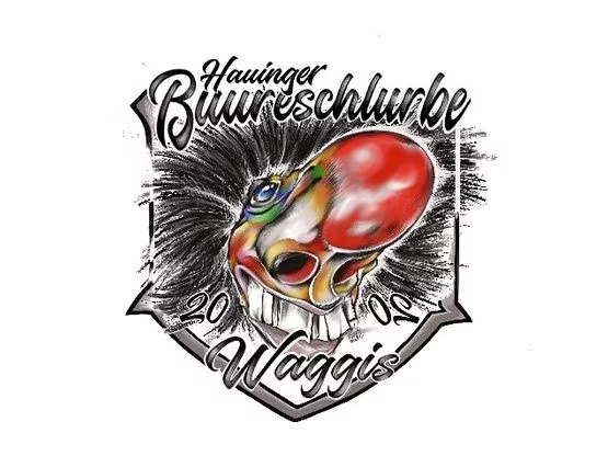 Ein Logo für eine Firma namens Waggi mit einem bunten Papagei darauf