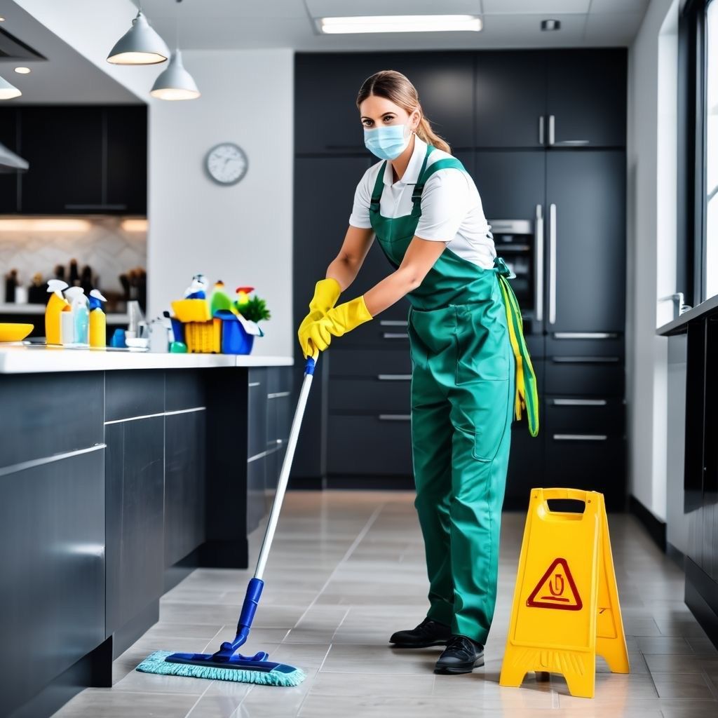 Ein Krokodil hält einen Schraubenschlüssel und ein Megaphon